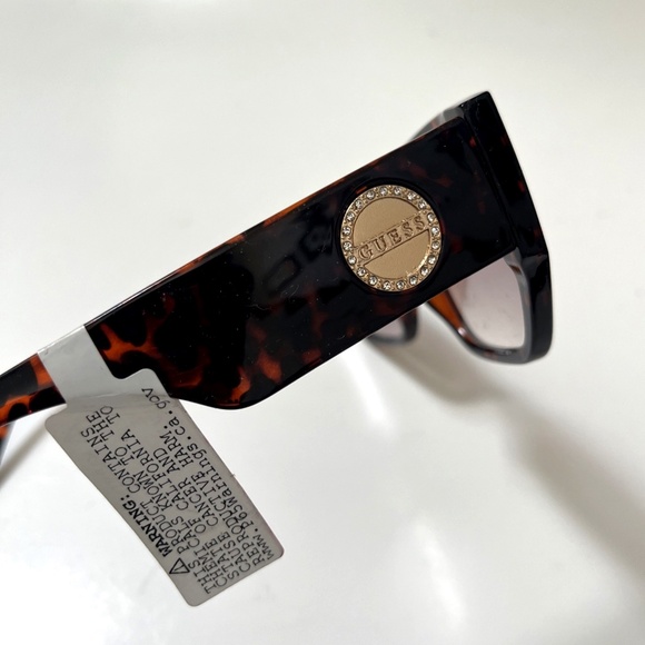 New Original GUESS Oversized Square Sunglasses GO00049 Acetate Tortoise Shell main image 5